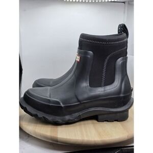 Womens Size 9 - Stella Mccartney X Hunter Boot Women's Black ankle boots